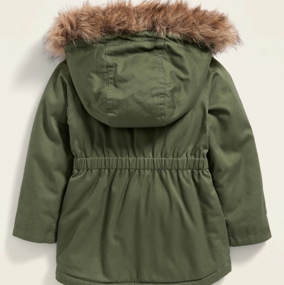 Stay Cozy! Forest PufferJacket with furry hood 🦁 - Picture 2 of 5